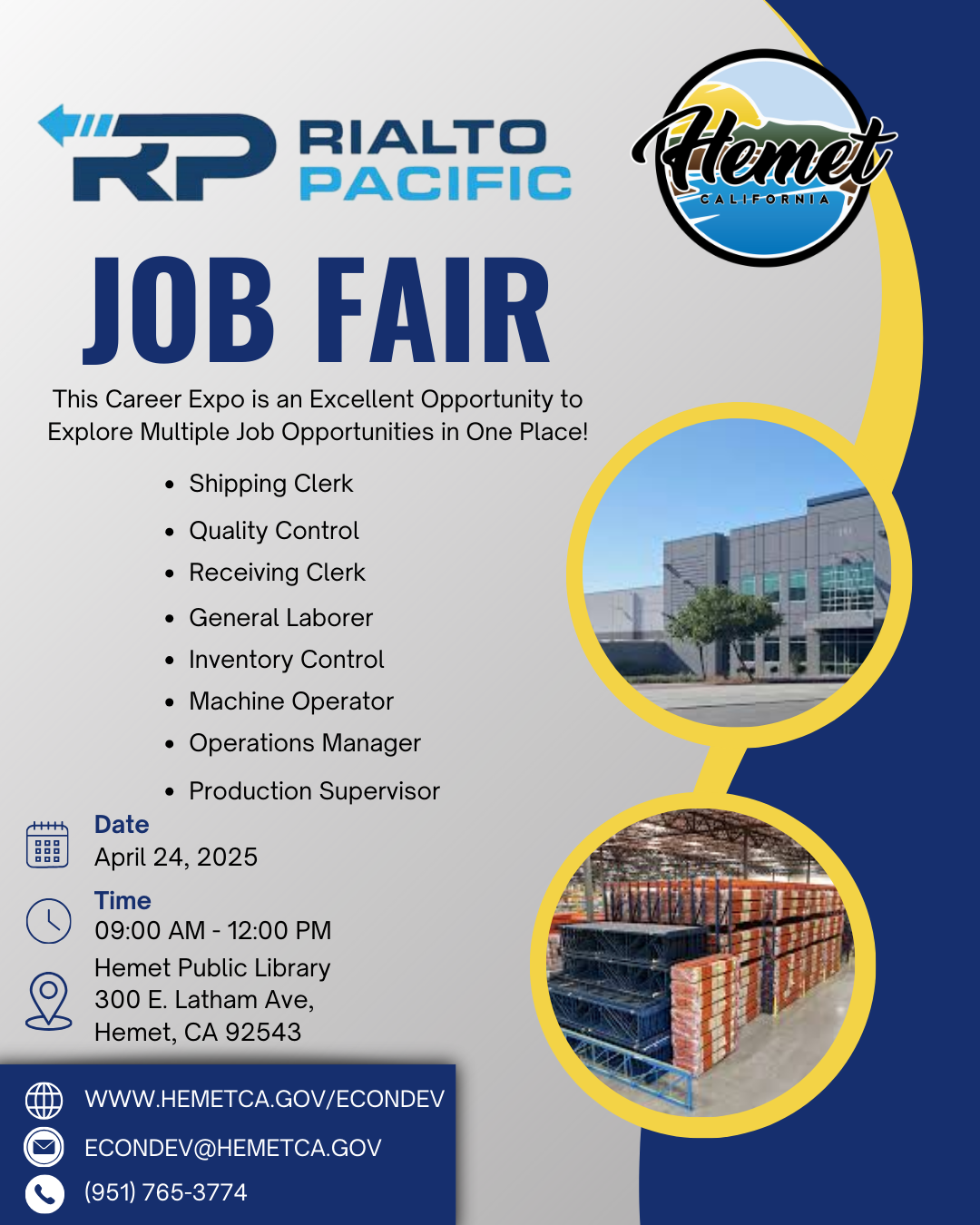 Rialto Distribution Job Fair Flyer (1)