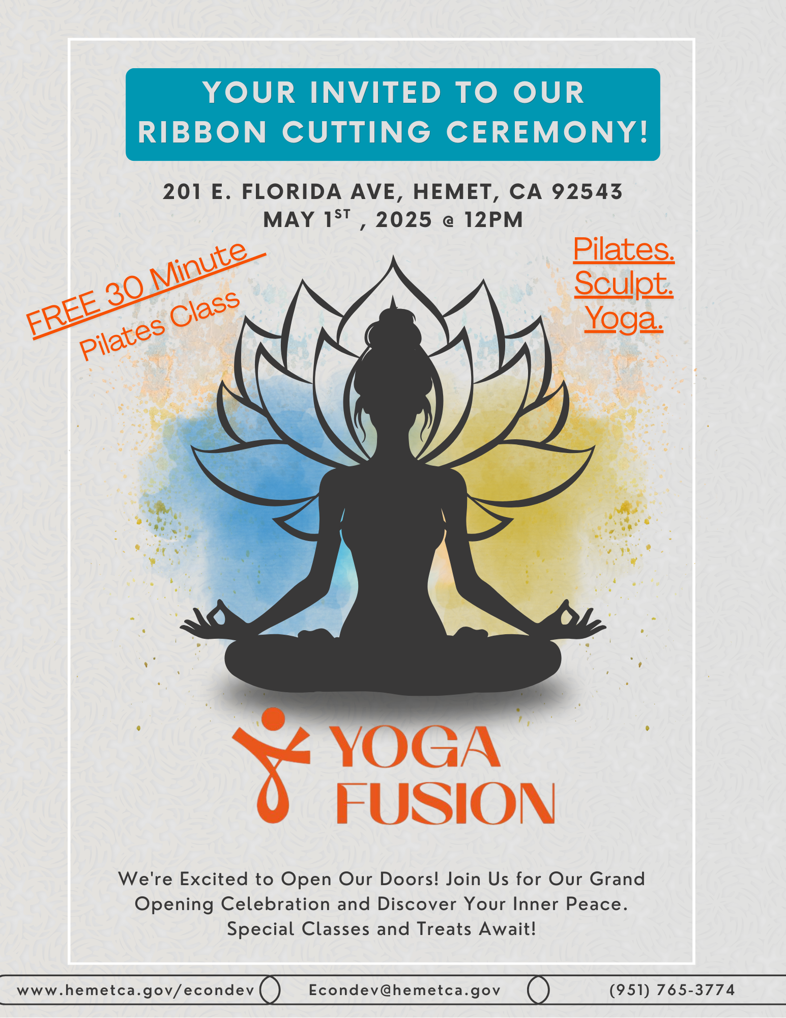 Yoga Fusion Ribbon Cutting Flyer (1)