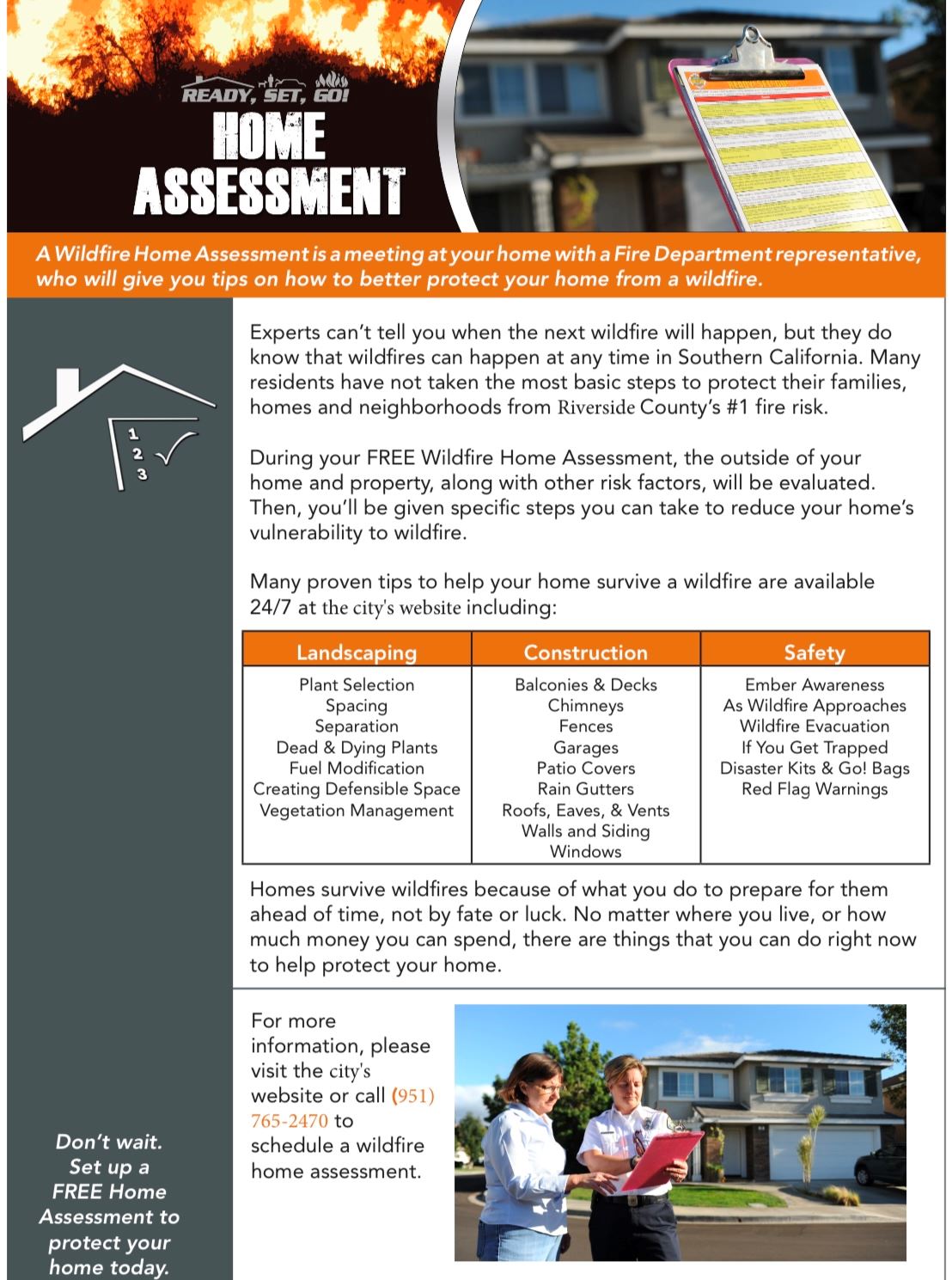 Home assessment poster