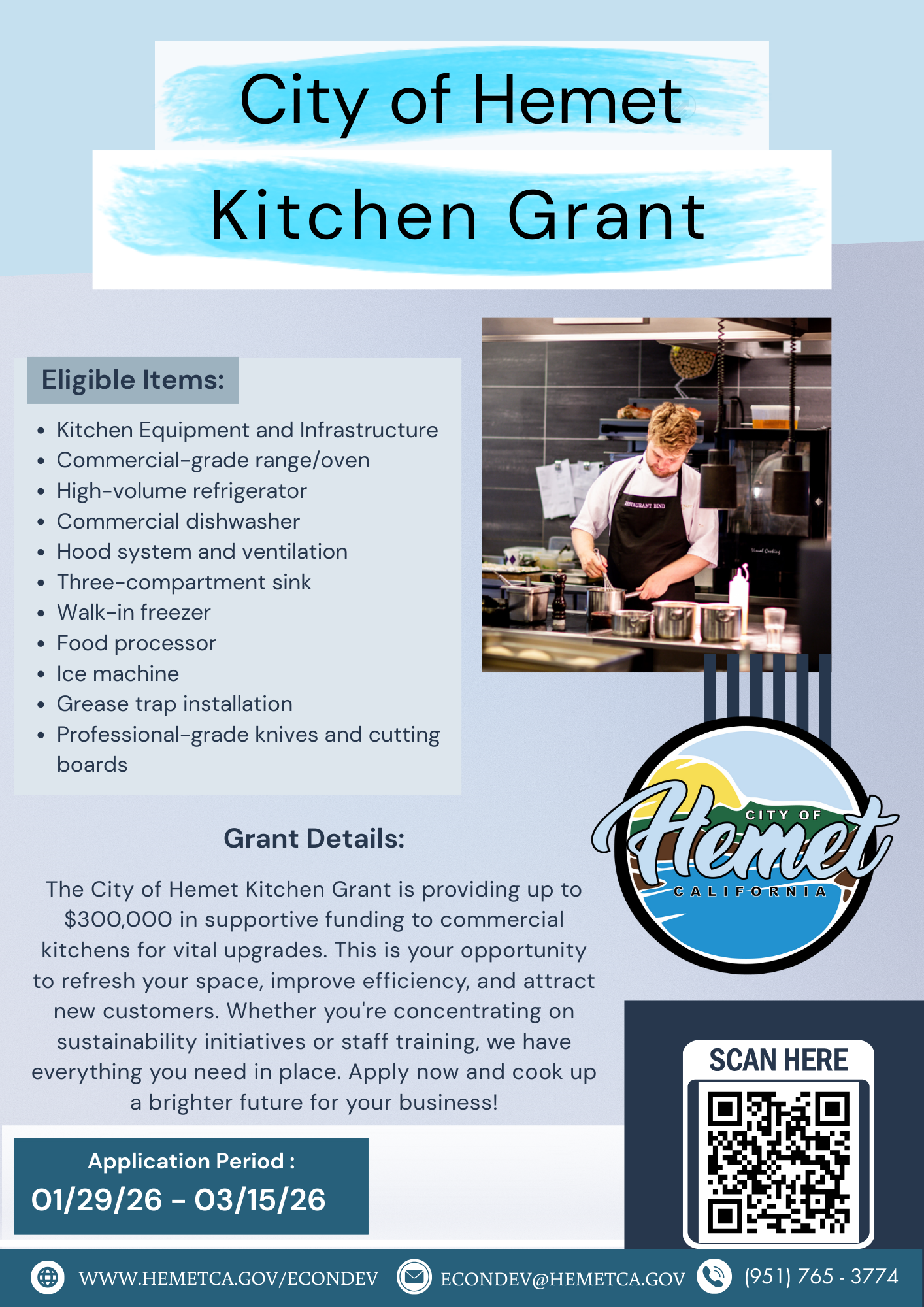 City of Hemet - Kitchen Grant