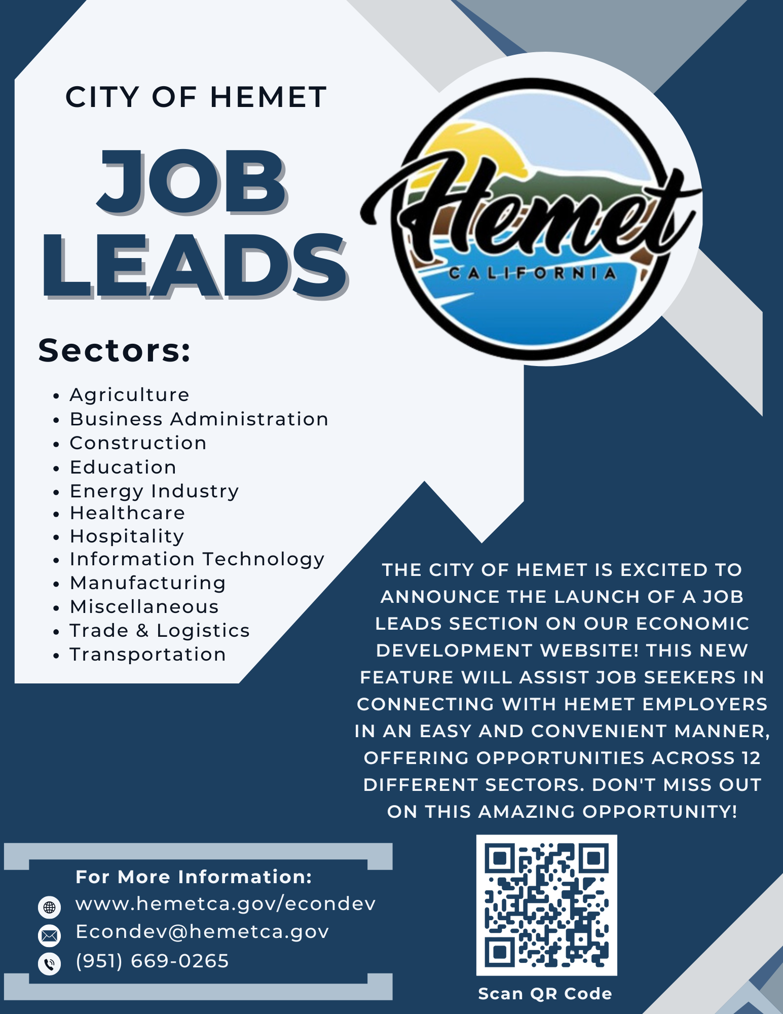 Job Leads Flyer
