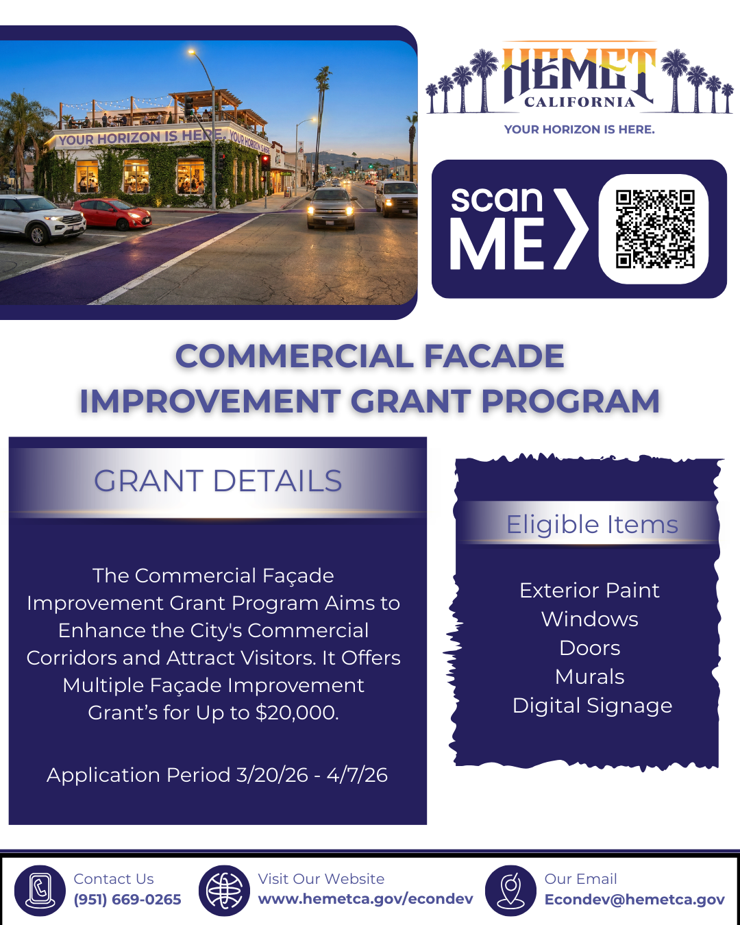 Commercial Facade Improvement Grant Program